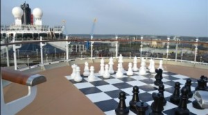 Cunard QE2 chess board