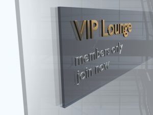 VIP sign